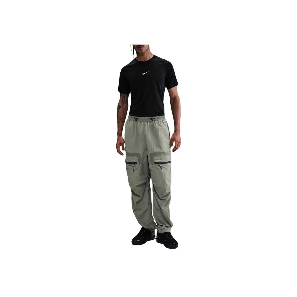 Nike Tech Fashion Simple Aesthetic Solid Color Cargo Pants Men pants Light-Army-Green HJ2940-320