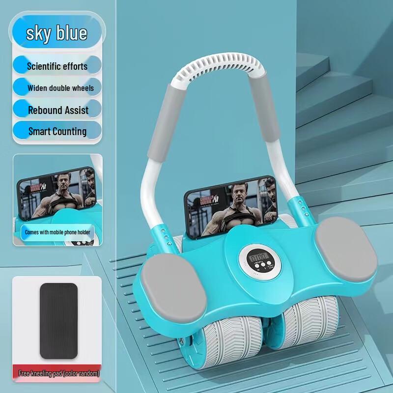 Longchan Four-Wheel Abdominal Roller with Elbow Support