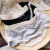Einfache und bequeme Modalunterwäsche Kleine frische Slips mit niedriger Taille Spitzenrand Süße Damenhöschen