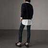 (WMNS) Burberry Logo Embroidered Hoodie Deep Blue Women's 40529791