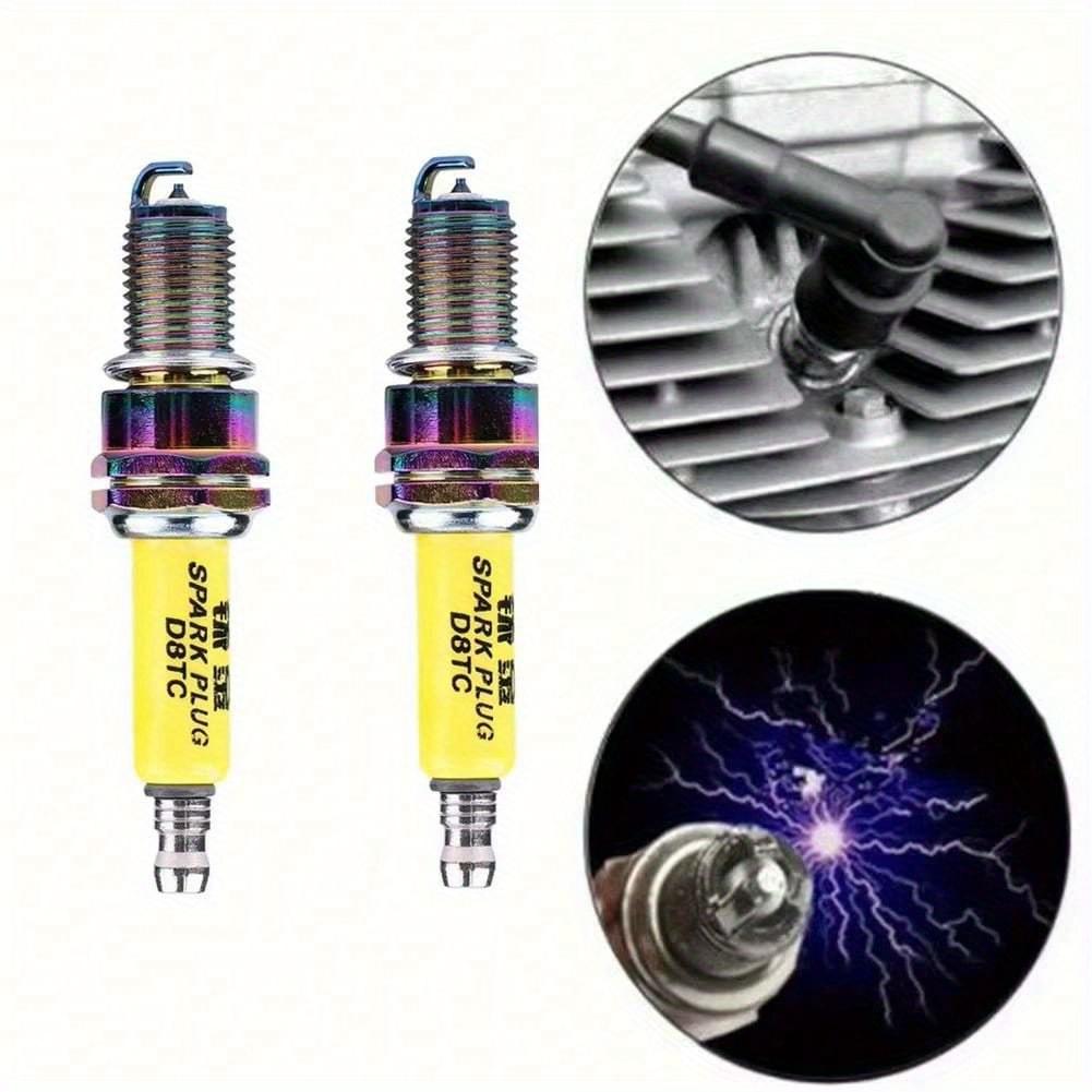 Motorcycle Iridium Spark Plug D8TC for Vertical Engine CG Series 125cc 150cc 200cc 250cc Off-Road Vehicle Motorcycle 250CC Scoot