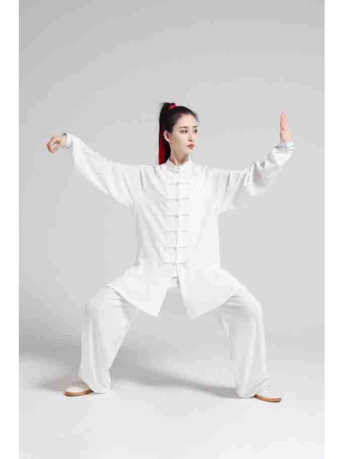 Royal Cheng Baumwolle Leinen Tai Chi und Wushu Aufführungsuniform für Damen und Herren - Frühling/Sommer Stil