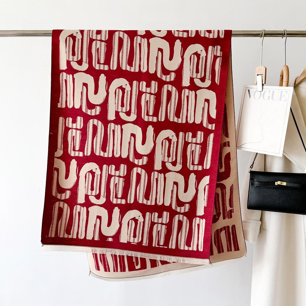 Winter Warm Scarf Cashmere Wraps Women  Luxury Design Pashmina Thick Shawl Blanket Bufanda Foulard Travel Poncho Stoles