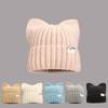 Cute Dandy Hat Cat Ear Kpop Style Beanie Hat Sweet Autumn/Winter Hats For Women Street Simple Colors Warm Hats For Girl
