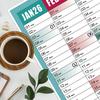 2026 Großer Wandkalender Jahresplaner Agenda Organizer Jahres-Tageskalender To-Do-Liste Zeitplan 365 Tage Planerblatt