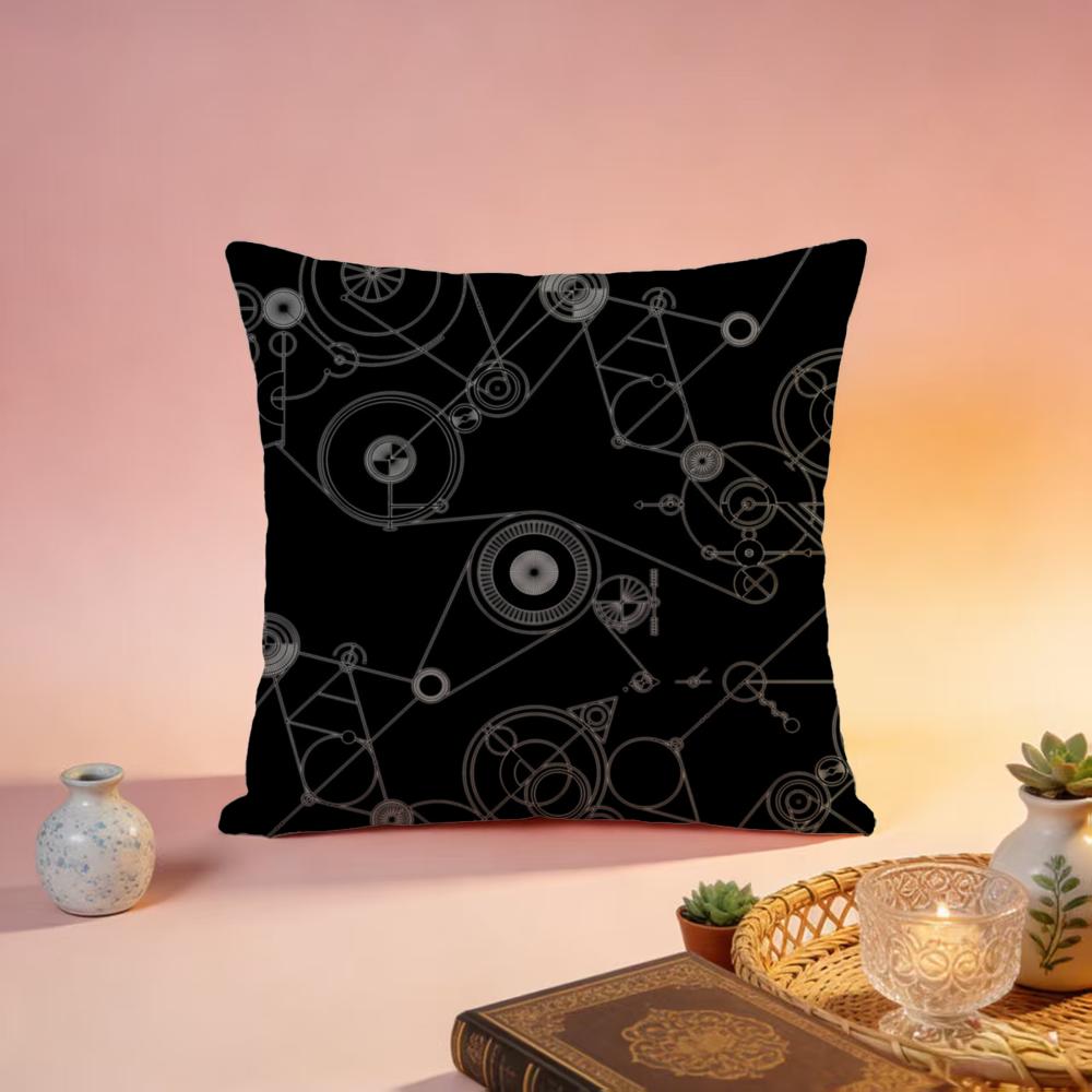 

Fashion SSteins Gateing Cushion Cover Premium SkinFriendly Pillow Case MultiPurpose for Home Office Travel 30X30cm