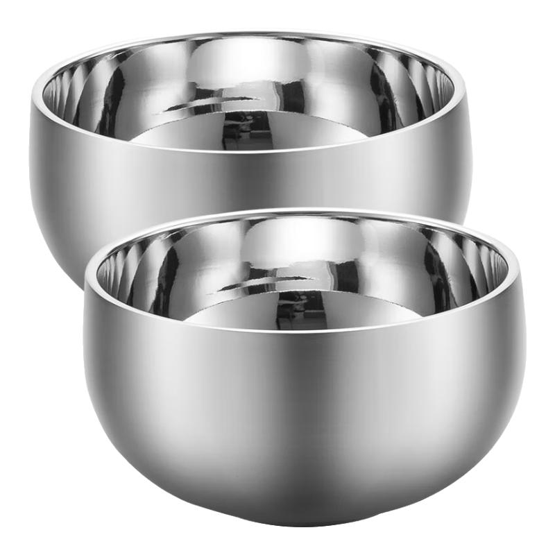 MAXCOOK 316L Stainless Steel Insulated Bowls (2-Pack)