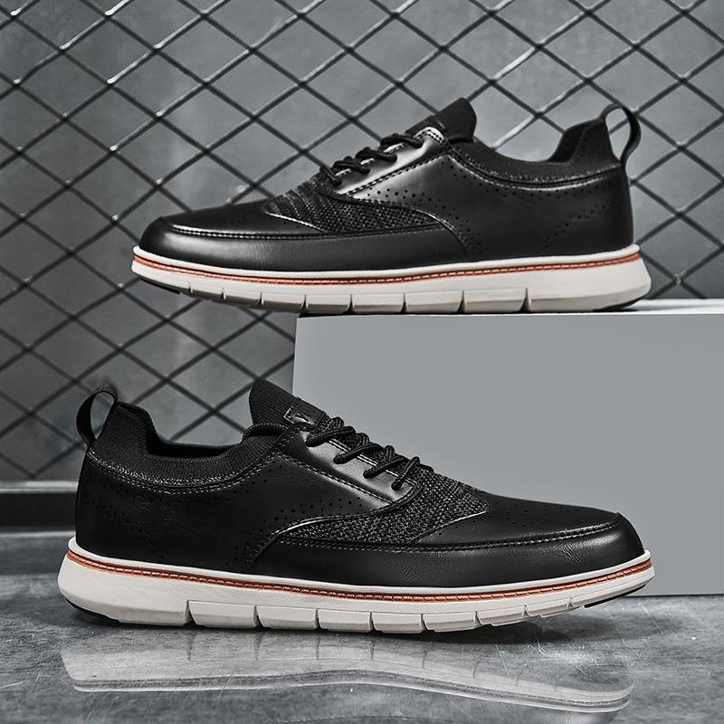 2024 Fashion Summer Men's Casual Fashion Breathable Brand Leather Shoes Shirts Sports Luxury Le Fu Shoes Oxford Driving Shoes