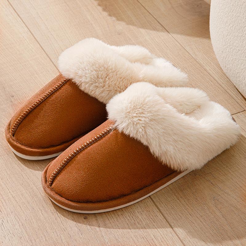 Mao Mouth Slippers, Temxiyin Home Non-slip Bottom Fashion Simple Mao Hair Slippers Cotton Slippers Women
