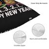 67 Happy New Year 2026 Donut Pillow Cover  Morden Pillow Case For Office Car Home Decor Soft Cushion Cover Birthday Present