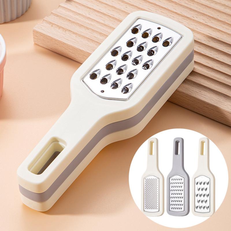 Save Time 3 In 1 Carrot Grater Multifunctional Wipe Evenly Cheese Grater Beige Convenient Vegetable Shredder Kitchen