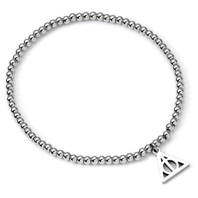 Stainless Steel Deathly Hallows Ball Bead Bracelet