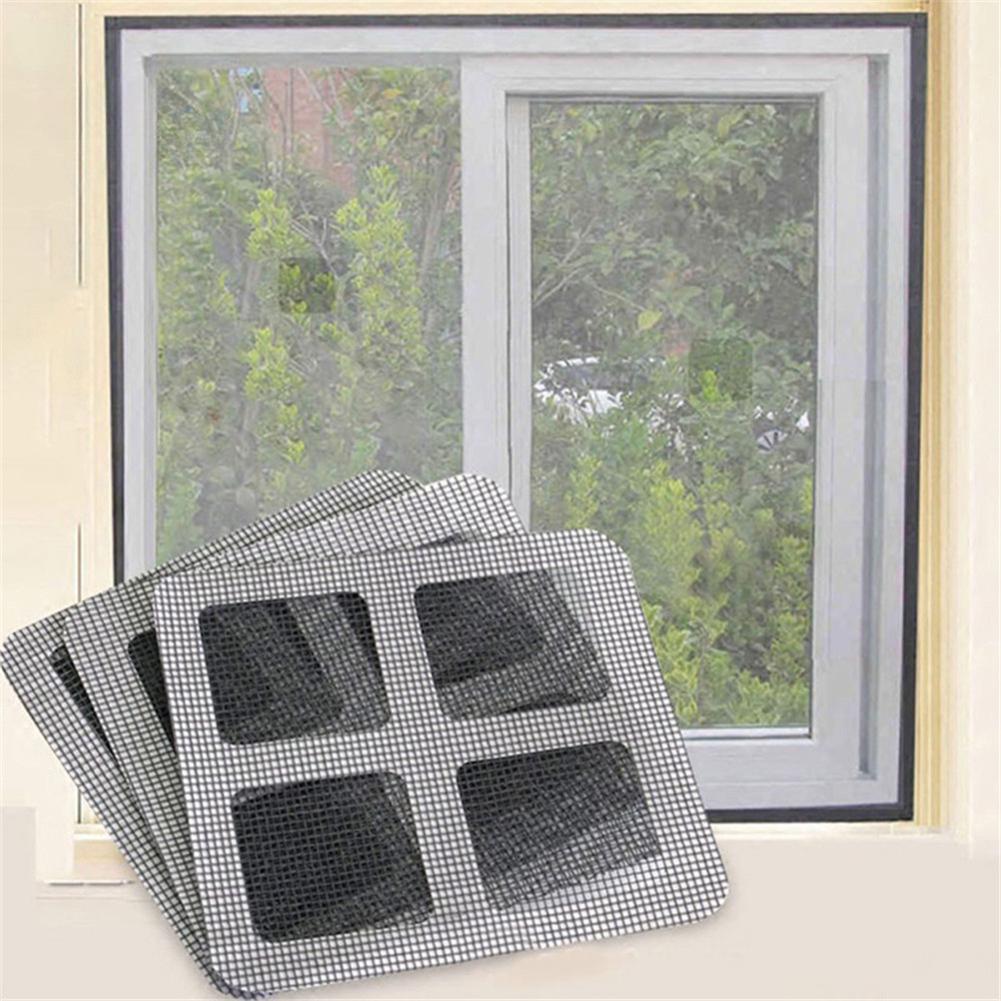 TDStore 3/6Pcs Anti-Insect Fly Door Window Anti-Mosquito Screen Mesh Repair Tape Patch