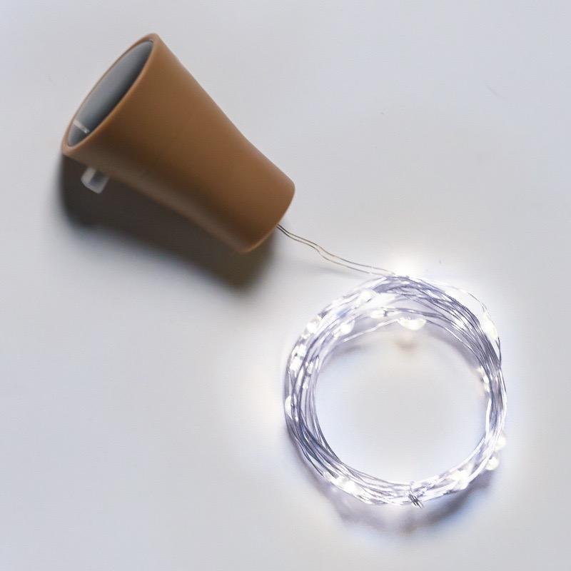 HOMZY Solar 10LED 20LED Wine Bottle Lights Cork Shape Fairy Lights Garland Christmas Light Copper Wire Home Room Decoration Lamp