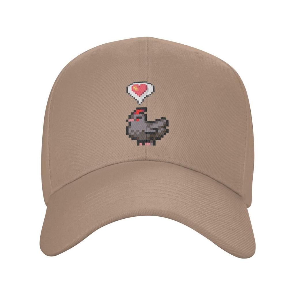 Unglückliche Hühner Stardew Valley Spiel Niedliche Cartoon Baseballkappen Herren Damen Hüte Outdoor Kappe Streetwear Baseballmütze Kappe