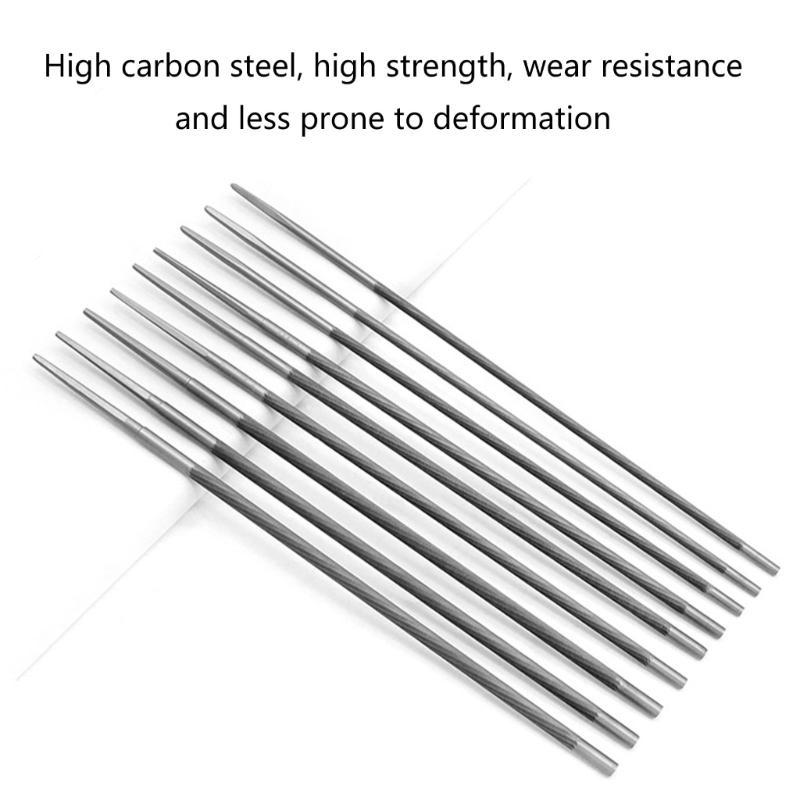 3Pcs Professional Round Chainsaw Chain Sharpening Files for Woodworkers Carving and Furniture Making 4.0mm 4.8mm 5.5mm