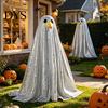 Interchangeable Goose Costume Halloween Ghost Costume, with Shiny Sequin Decor, Sequined Cloak Statue Atmosphere Prop, for Holiday Yard Decorations