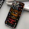 W-Fnaf-e-Fives-nights-At-Freddys-Clear Silicone Soft TPU Phone Case For iphone 17 16 15 14 Plus 13 12 Mini 11 Pro Max Shell Capa