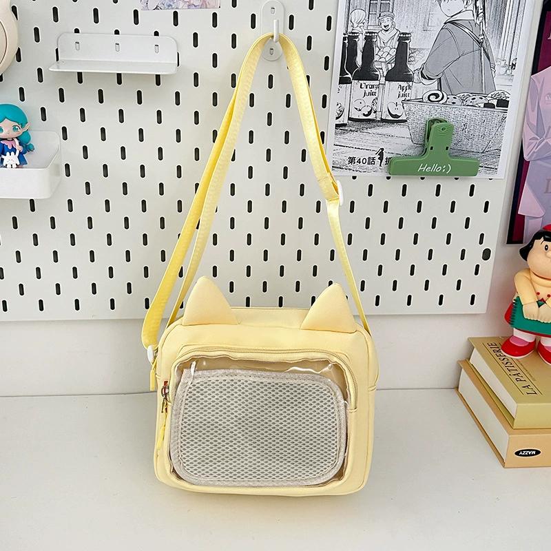 Japanese Harajuku Cute Girls Y2K Transparent Cartoon Ita Crossbody Bag