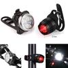 Bicycle Light Set Front and Rear LED Bike Lights with Silicone Mounts USB Rechargeable Waterproof Cycling Safety Lights