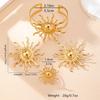 Fashion  Jewelry Set Bracelet Earrings Ring For Women Ladies
