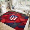Atletico Madrid Design Crystal Velvet Carpet Cozy Non?Slip Printed Rug For Bedroom Living Room Entrance