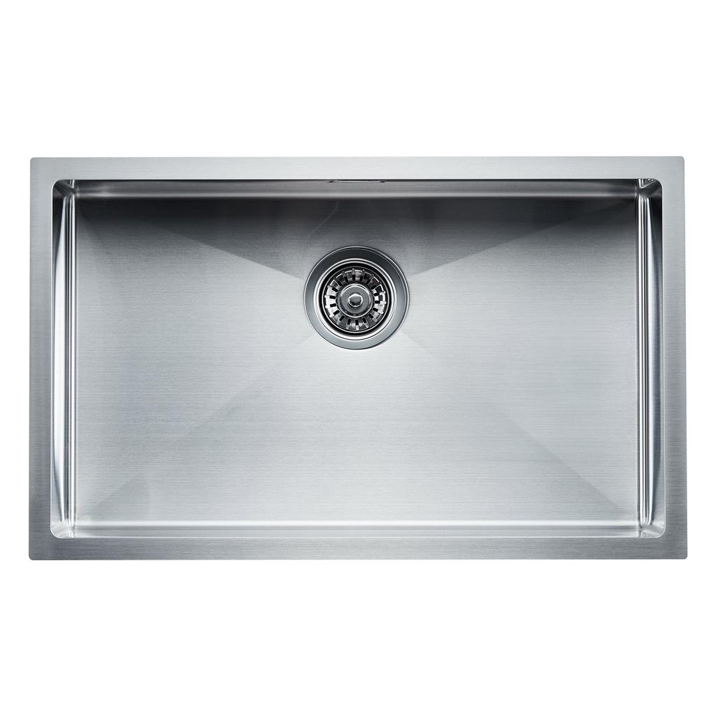 VEVOR 70cm Kitchen Sink Workstation, 304 Stainless Steel Undermount Sinks, Drop-In Single Bowl Farmhouse Basin with Accessories