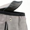 Pet Purse Carrier for Small Dogs Rabbit Cat Outdoor Soft Breathable Safe Portable Cat Bag Gray Double Roller M Within