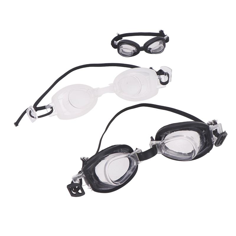 1:12 1:6 Dockhus Mini Dykglasögon Undervattensglasögon Med Elastiskt Rep Mini Solglasögon Simglasögon Modellleksaker Dekor