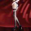 Rose Leg Ring Suspender Socks Sexy Seduction Violet Embroidered Long Tube Suspender Black Silk Stockings Aurora Socks