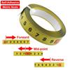 Metric Scale Metal Tape Measure Steel Material Miter Track Tape Adhesive Backed Tape Ruler