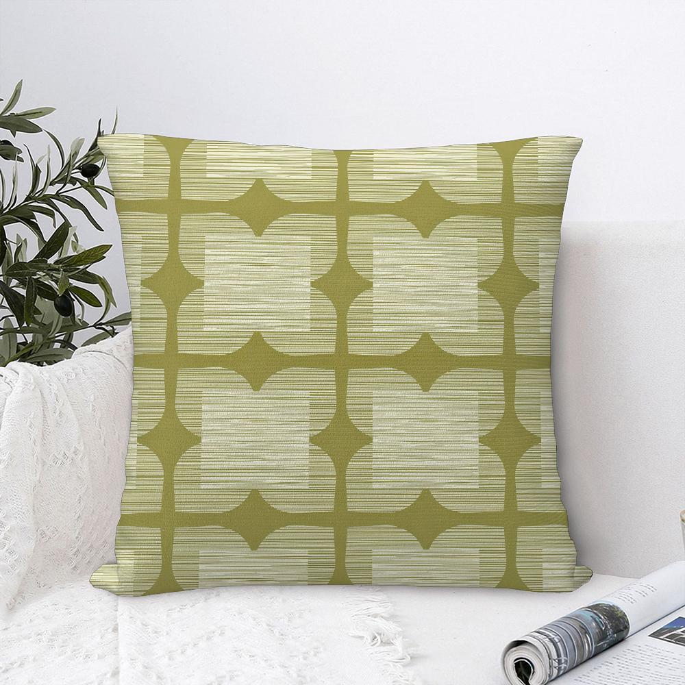 Federa per Cuscino Floreale Art O-Orla Kiely Decorazione Divano Casa Stampa Double-Sided Copricuscini Quadrati in Peluche Copertura Decorativa per Cuscino