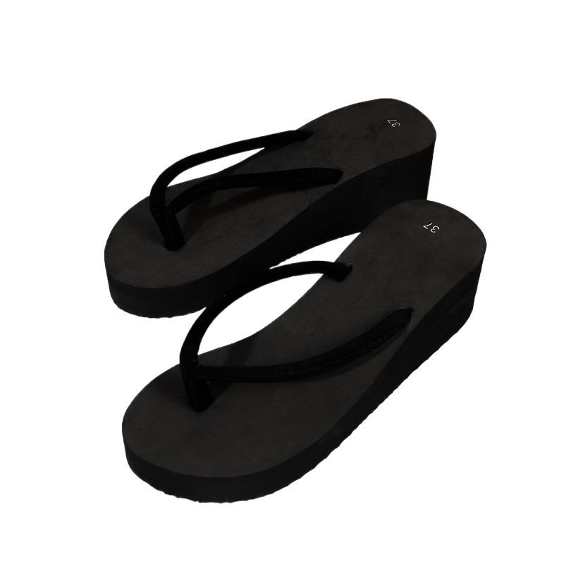 Fashion Summer Slippers Women Black Sandals Slipper Indoor Outdoor Flip-flops Beach Shoes Female Shoes Home Slides Femme