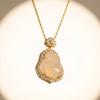 Light Luxury New Chinese Diamond-encrusted High-end Buddha Gong Necklace Pendant Daily Versatile Neck Chain Niche Fashion Collarbone Chain