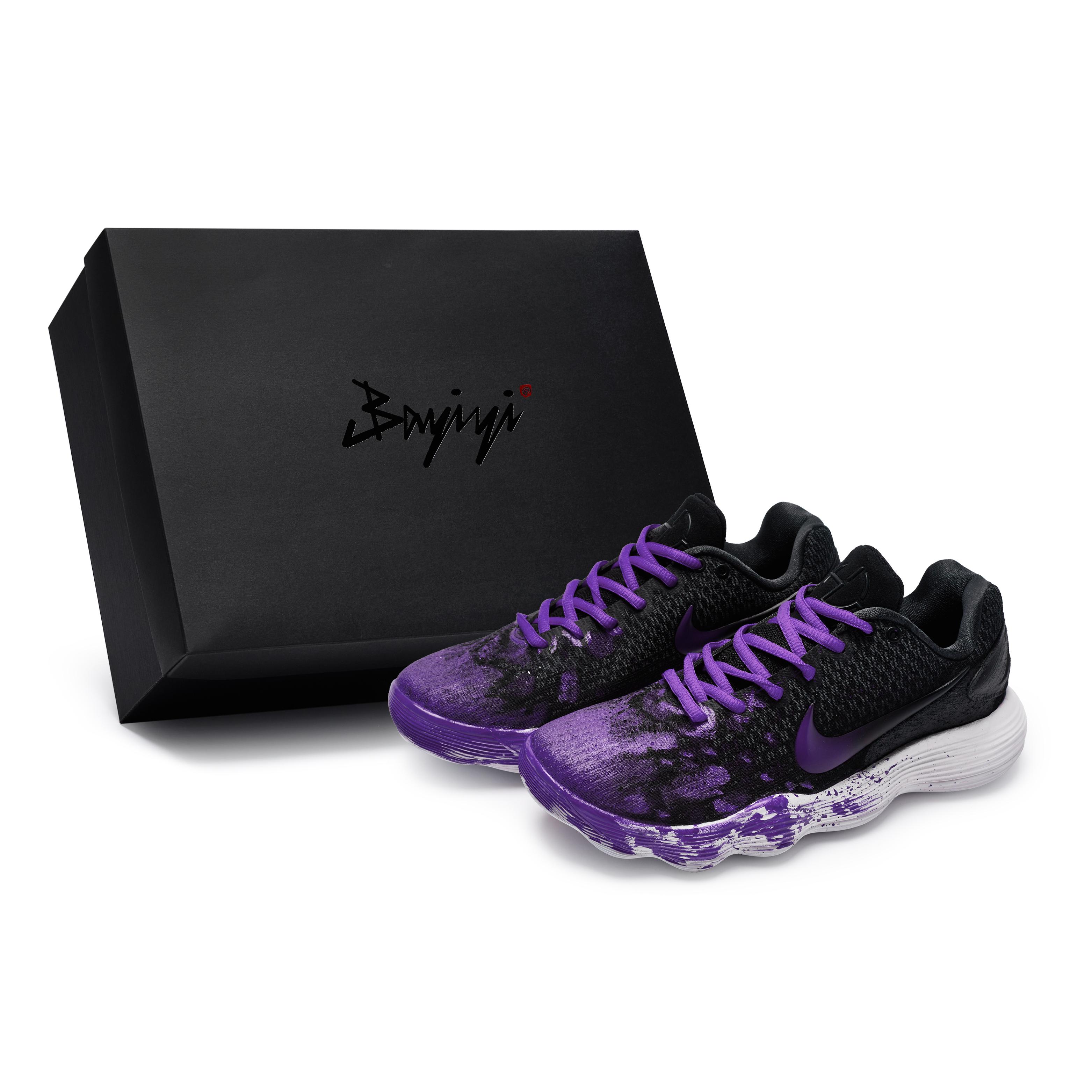 

Nike Hyperdunk 2017 Basketball Shoes Men s Low Top Purple/Black 897637-001(Team80-S-BOX) 43