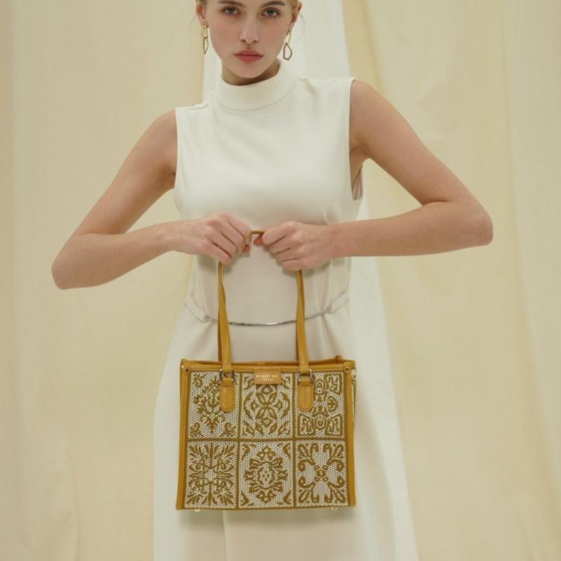 Riccio Anna My BeSt Bag Jacquard Tote Bag S  hS51Myb201ye 