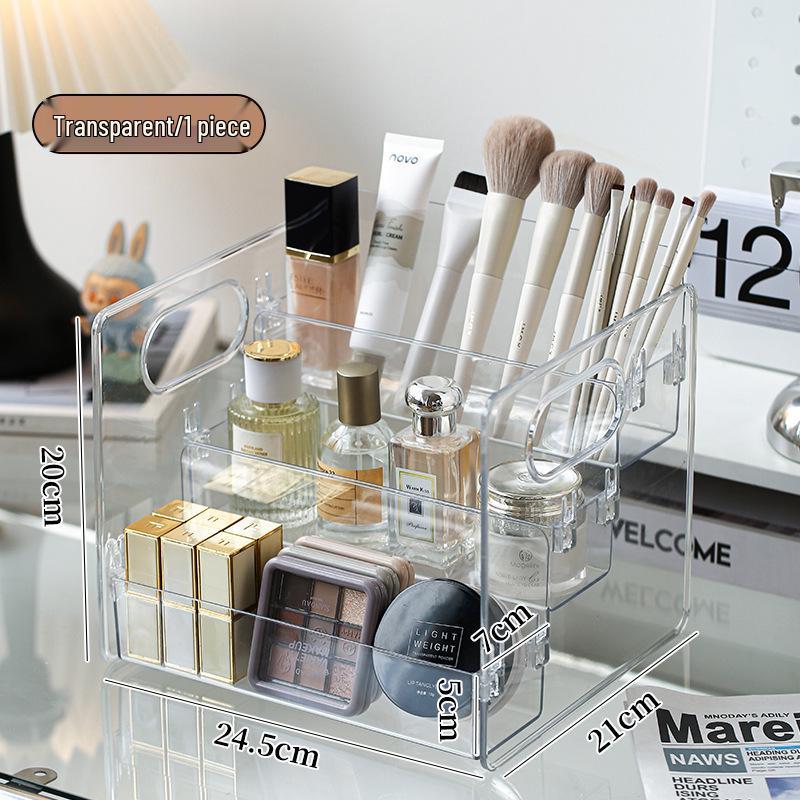 Transparent Acrylic Multi-Layer Desktop Cosmetic Organizer