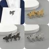 Unicorn Stainless Steel Brooch/cufflinks, Men's and Women's Personalized God Animal Badge, Jacket/backpack Mascot Decorations.