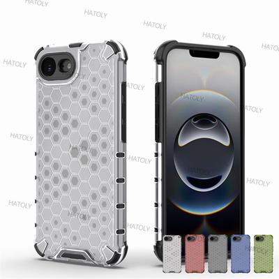 For iPhone 16e Case iPhone 16e Cover Luxury Honeycomb Shockproof TPU Armor PC Silicone Protector Phone Back Cover For iPhone 16e