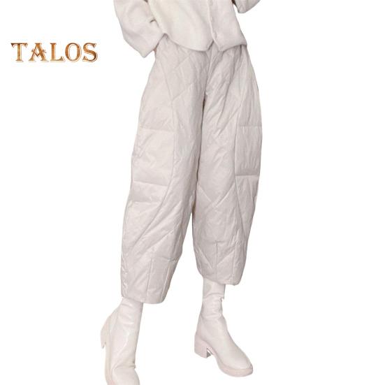 

Женские хлопковые брюки с эластичной талией, широкие легкие брюки с карманами, однотонные тонкие хлопковые брюки L