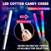 10 Pcs LED cotton candy cones,Glowing cotton candy sticks,  Cotton candy holder reusable and waterproof, suitable for Christmas party  colorful
