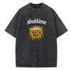 Sublime Sublime Trička s kulatým výstřihem na léto Dárek pro hudební fanoušky Vintage Unisex Bavlněná trička Harajuku Krátký rukáv