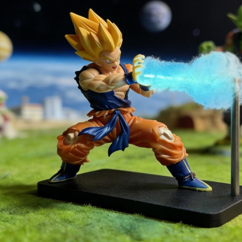 Dragon Ball Z Son Goku Anime Figur Kampfschaden Schockwelle Manga Statue PVC Actionfigur Sammlerstück Modellpuppe Spielzeug Geschenk