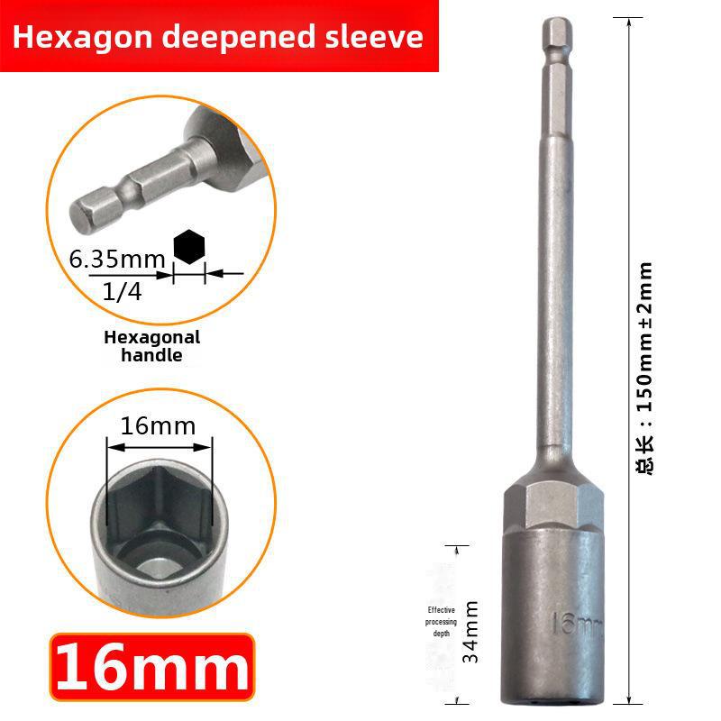 5,5 mm Tiefe Sechskant-Elektrobohrer-Stecknuss-Schraubenschlüssel