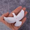 Simulated Christmas Peace Doves Pendant Resin Friendship Doves Hanging Peace Doves Keychain  Gift
