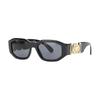 Versace [Available Prescriptions] Fashion Trend Acetate Fiber Irregular Sunglasses Same 0VE4361000GB187-Black 55 Asian Version: OVE4361F-GB1/87