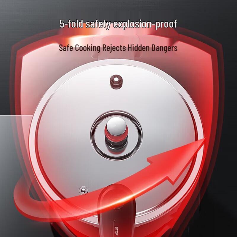 Kangbach KYS-24A31E Little Red Hood 3-Ply Steel Pressure Cooker