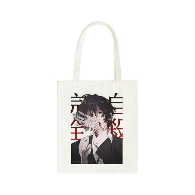Bungo Stray Dogs taška přes rameno Nakajima Atsushi dámská ležérní Tote hip-hop y2k nákupní tašky Japonská anime plátěná taška dazai osamu