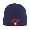Coat Of Arms Of Switzerland Flag Warm Knitted Cap Winter Knit Bonnet Hat Skullies Beanies Hip Hop Caps for Unisex