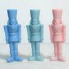 2026New 3D Nutcracker Silicone Candle Mold for DIY Dinner Soy Wax Christmas Scented Ornaments Christmas Decorative Kitchen Craft